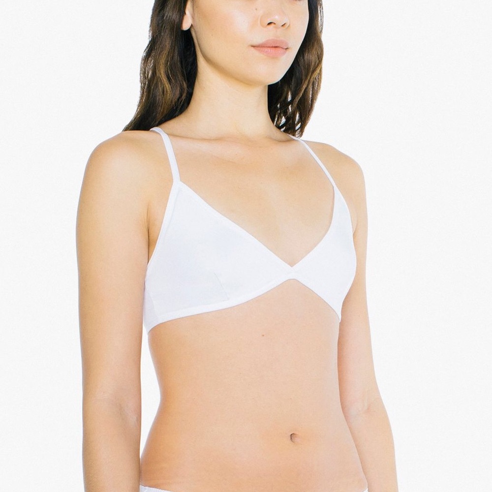 *SOLD* American Apparel Crossback Bra M White